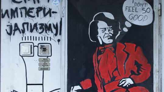 smrt imperijalizmu, grafit